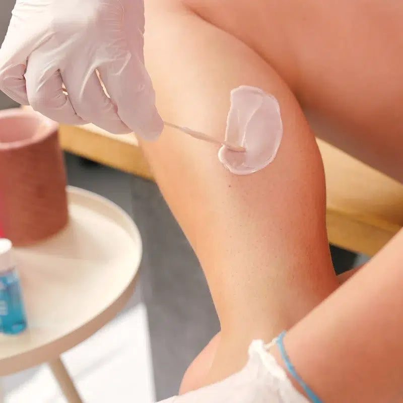 leg waxing