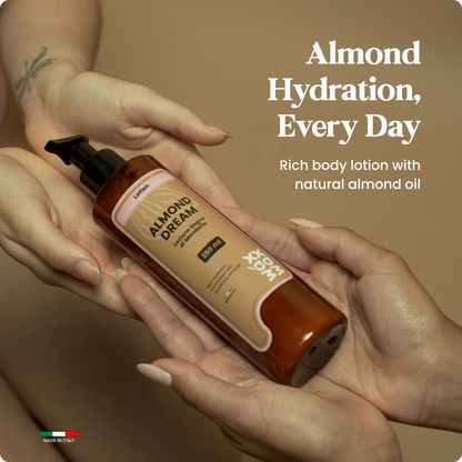 Almond Dream product shown during use