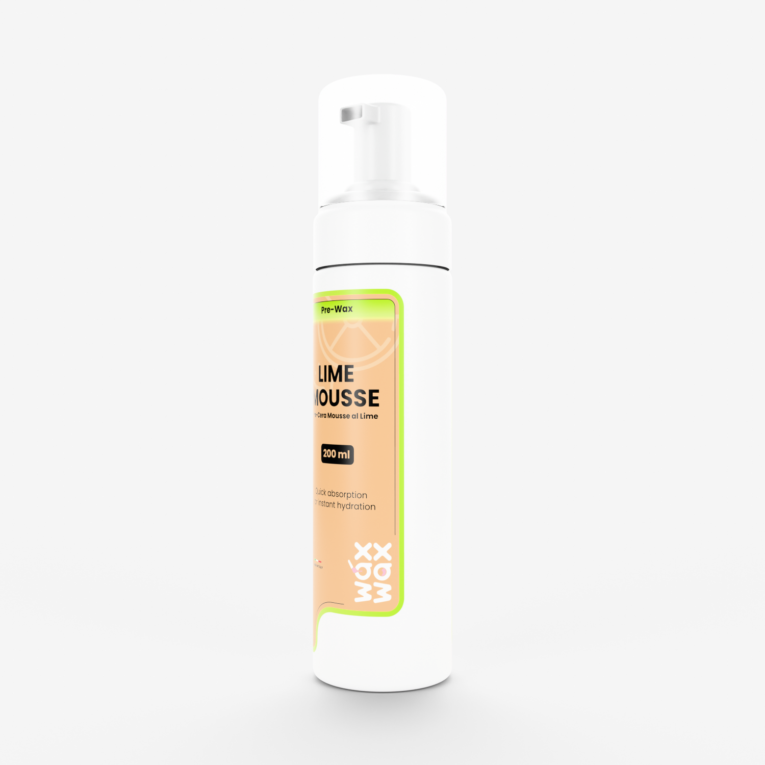 pre wax lime mousse