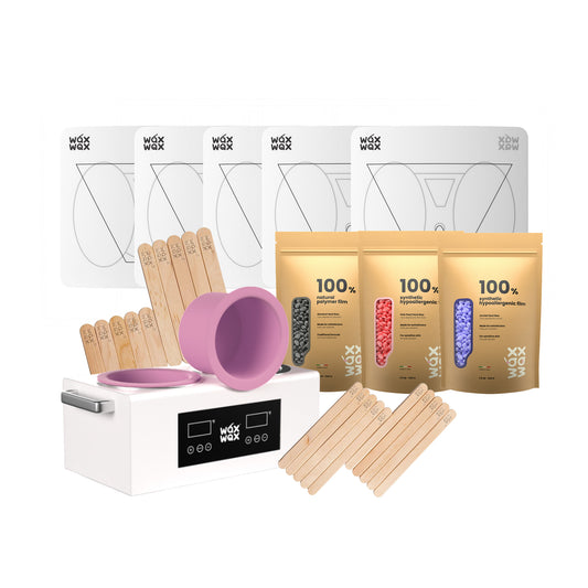 School Waxing Starter Kit (5 Students) with Practice Mats