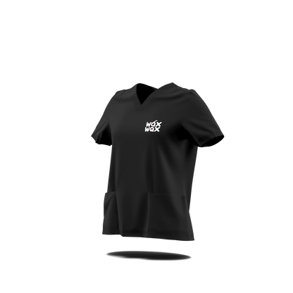 Wax Wax Professional Scrub Top – Black