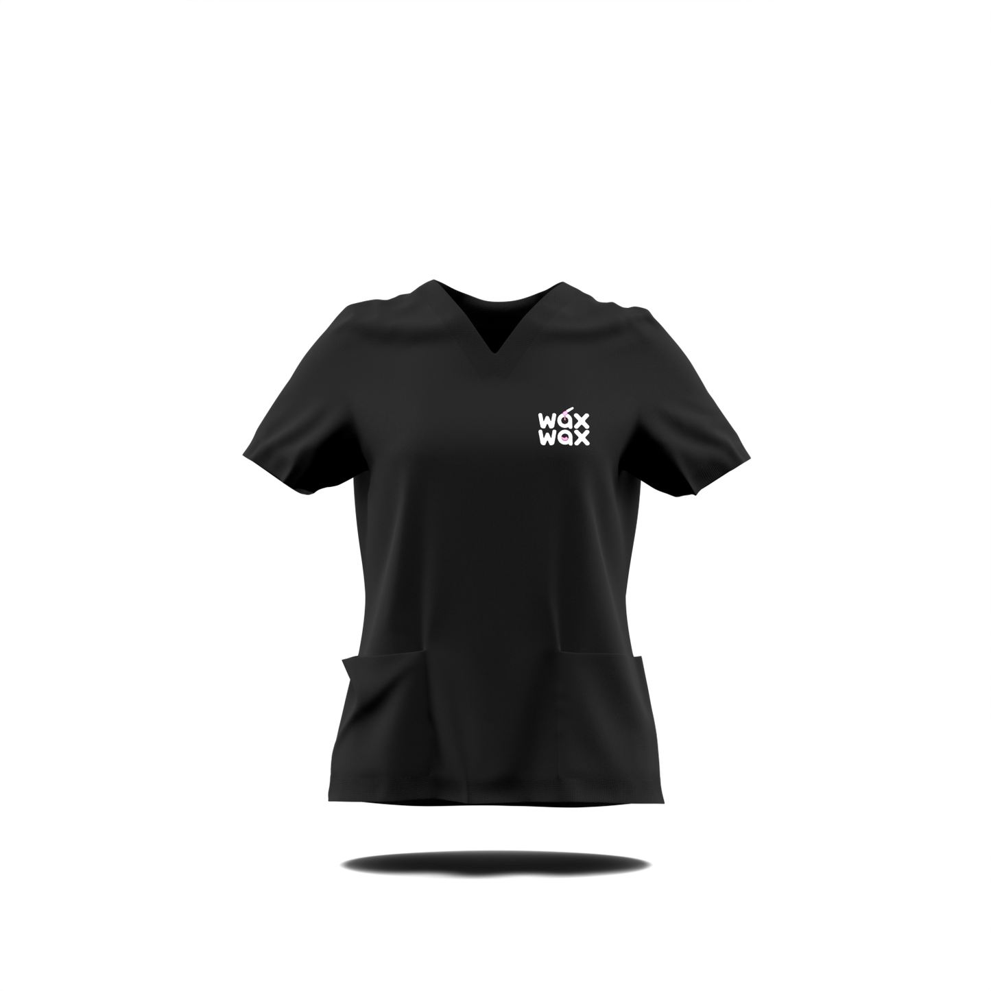 Wax Wax Professional Scrub Top – Black