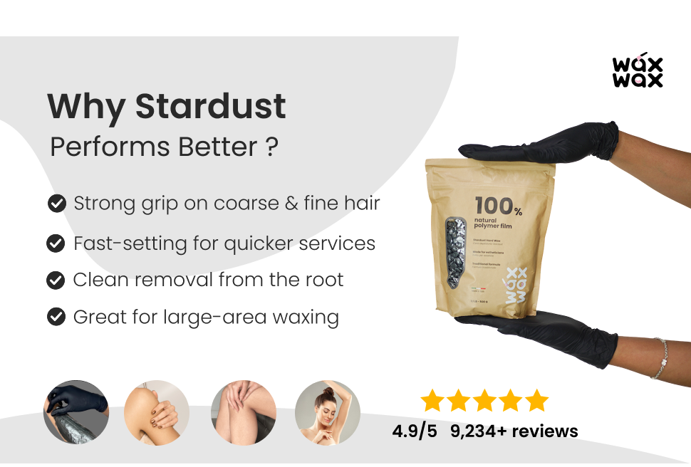 Why Stardust performs better on coarse hair: strong grip for first-pull removal