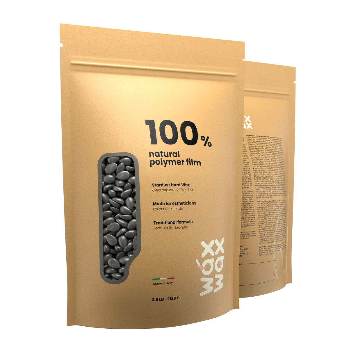 Stardust hard wax beads for coarse hair, 5 lb included in the Professional Waxing Kit