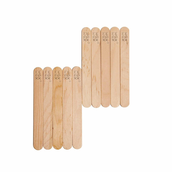 Wooden Sticks Waxness Body Waxing Wooden Angled Spatula Applicator